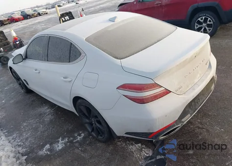 2022 Genesis G70 3.3T Awd z USA, uszkodzony, nr VIN KMTG54TE4NU081746